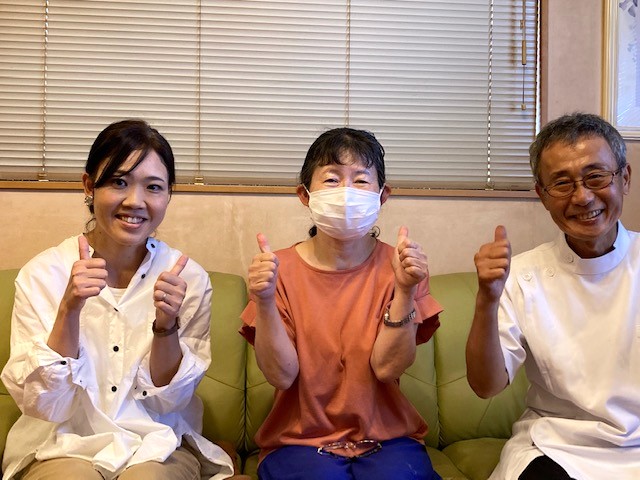 お灸教室に参加されたお客様