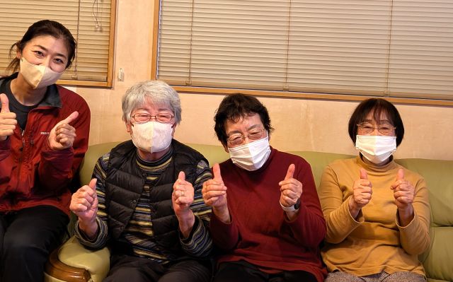 お灸教室に参加されたお客様